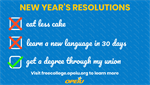 START THE NEW YEAR RIGHT WITH A RESOLUTION  YOU CAN ACTUALLY KEEP!