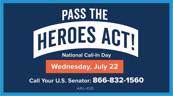 TELL YOUR SENATOR: Support the HEROES Act