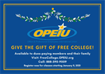 Give the Gift of OPEIU's Free College Benefit