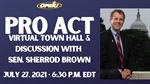 OPEIU PRO ACT TOWN HALL AND DISCUSSION WITH  SEN. SHERROD BROWN