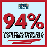7,000 more CA healthcare workers overwhelmingly vote to approve a strike at Kaiser Permanente, including 2,500 in the Bay Area