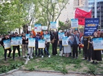 OPEIU Members March for the Rights of Workers this May Day