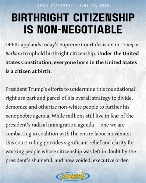 BIRTHRIGHT CITIZENSHIP IS NON-NEGOTIABLE