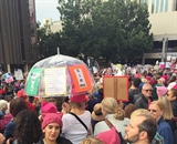 Members of Local 30 and their families join the San Diego Women’s March.