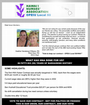 Kaiser Nurses Speak Out